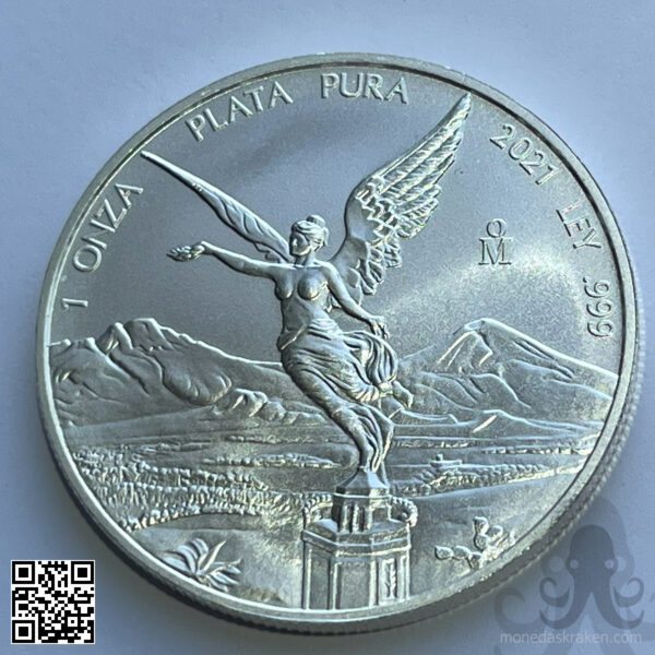 Anverso de Onza Libertad de Plata — 2021